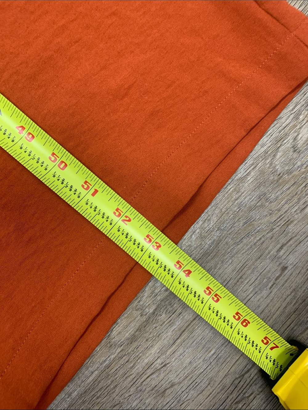 entro Burnt Orange Long Sleeve Tie-Waist Jumpsuit - Picture 3 of 4